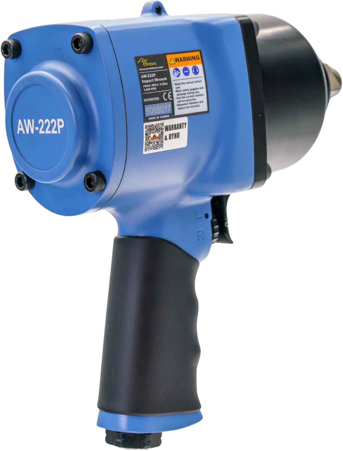 Air Impact Wrench Heavy Duty 2400 ft-lb Nut Busting Torque 8.5 Pounds, Design Lightweight High Performance