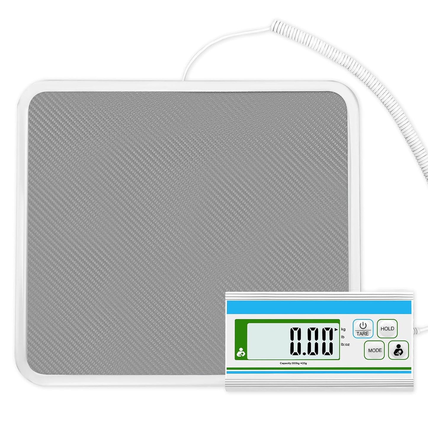 Medical Grade Floor Scale (660 lb),Pro Physician Scale with Digital Display, High Accuracy and Heavy Duty, Portable