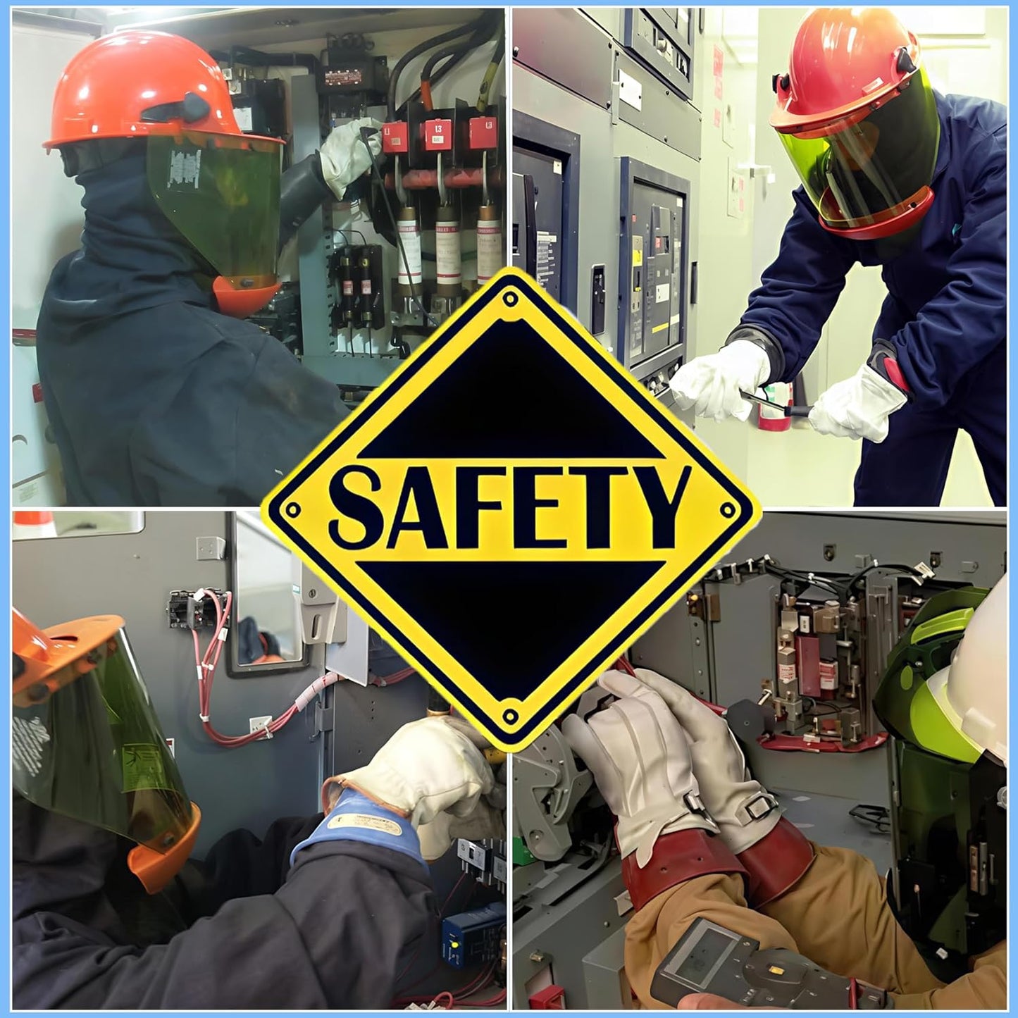 Rescue Hook, 18' Opening, High Voltage Insulated Rescue Hook Epoxy Resin Telescopic, 7.6-Foot