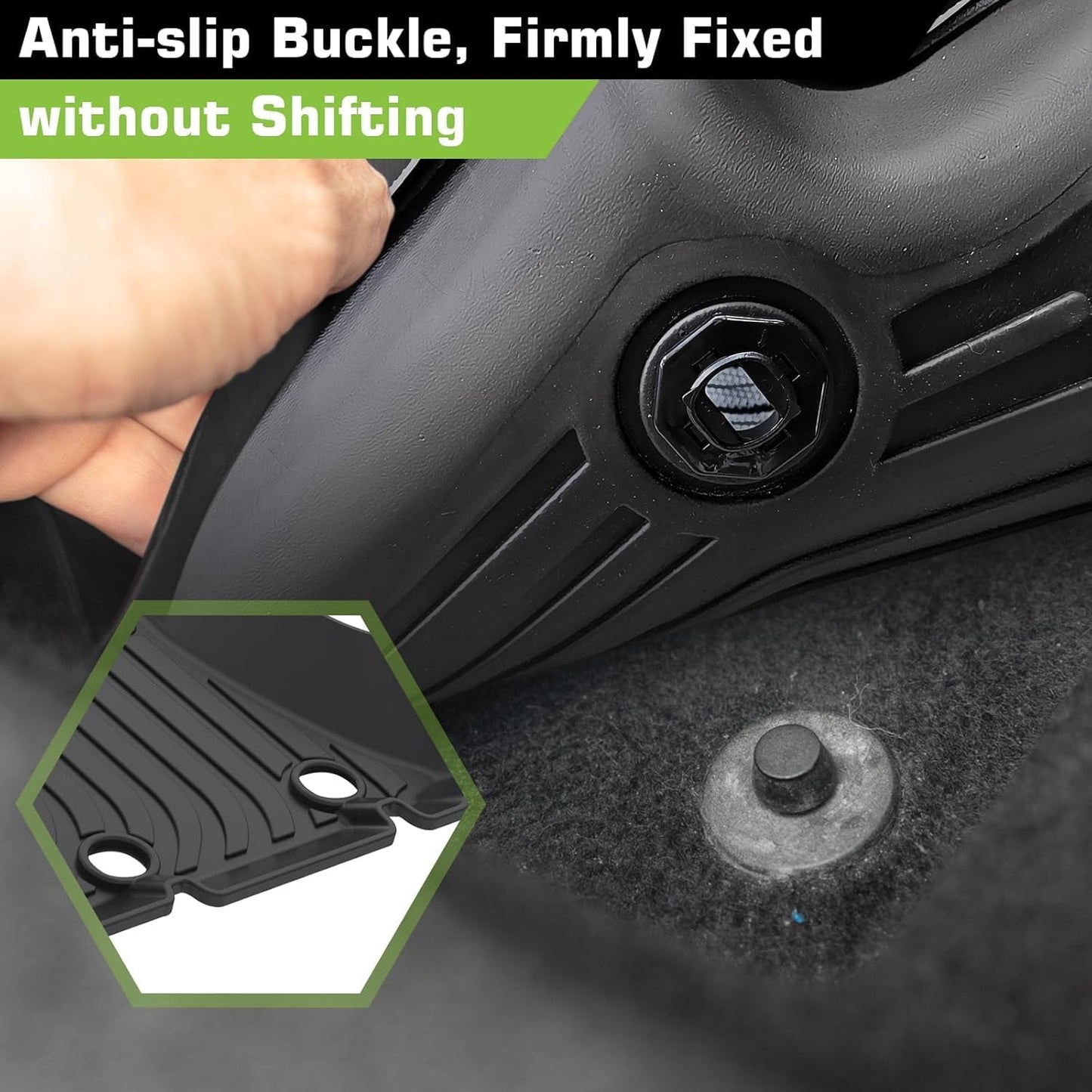 Floor Mats for Honda Pilot 2009-2015 (Fit for 2009-2015 Honda Pilot EX/EX-L/LX/SE/Touring)