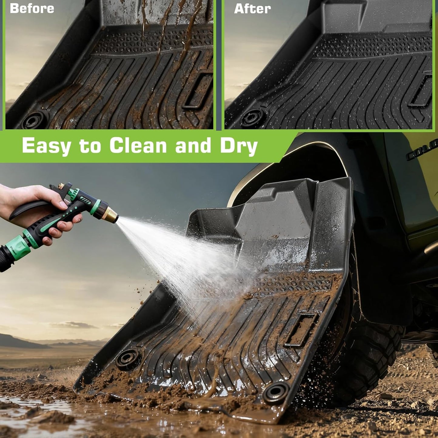 Floor Mats for Honda Pilot 2009-2015 (Fit for 2009-2015 Honda Pilot EX/EX-L/LX/SE/Touring)