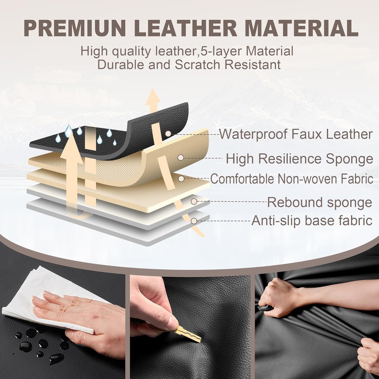 Truck Seat Covers Custom Fit for Tacoma Gen 4Th 2024 2025 Double Cab Sr/Sr5/Trd Prerunner/TRD Sport/TR