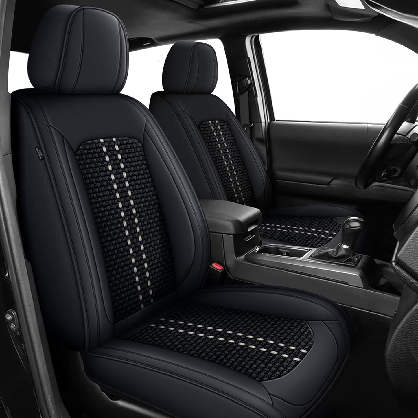 Truck Seat Covers Custom Fit for Tacoma Gen 4Th 2024 2025 Double Cab Sr/Sr5/Trd Prerunner/TRD Sport/TR