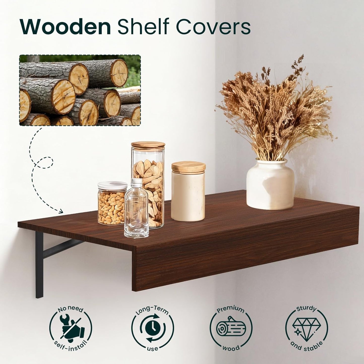 Wire Shelf Covers, Suitable for Food Storage Rooms, Wardrobes, and Wire Racks