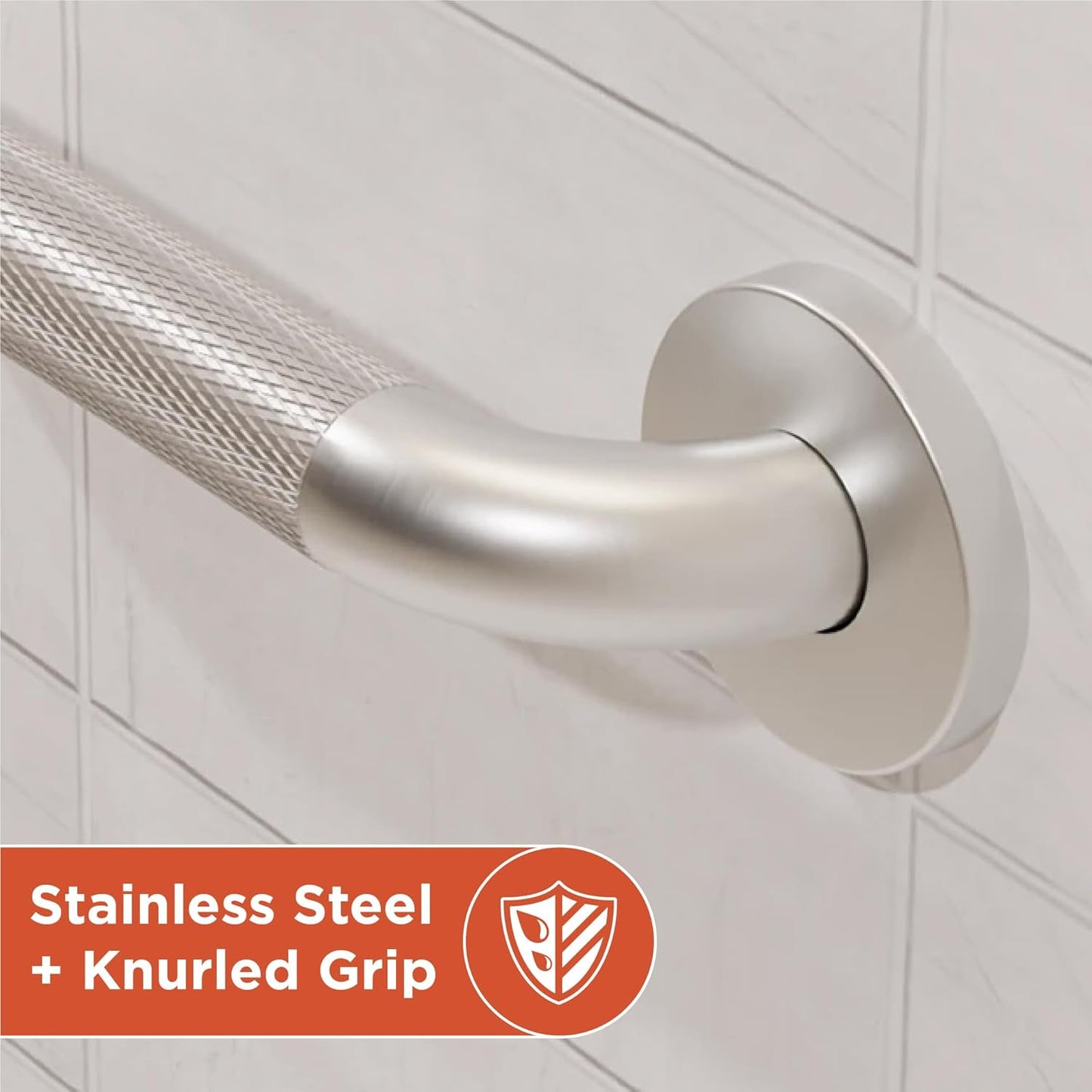 (3X Pack) Commercial Grab Bar Bundle, ADA Compliant 1.25' Stainless Steel Grab Bars (18', 36', 42')