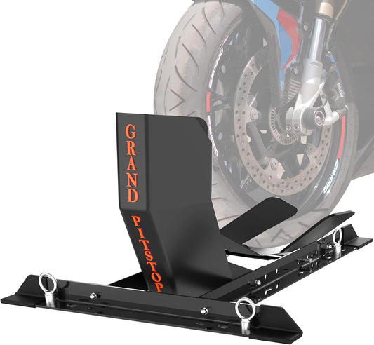 Universal Wheel Chock for Motorcycle Stand for Trailer Completely Adjustable Detachable