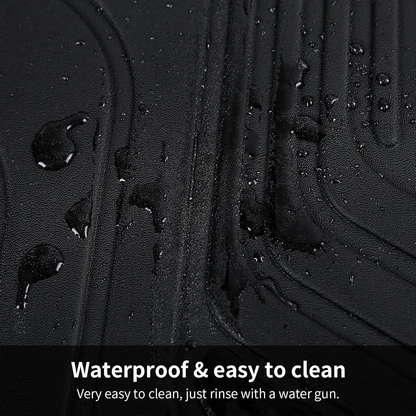 Floor Mats for 2023 2024 2025 Honda Pilot,All Weather Protection TPE Floor Mats Accessories Custom Fit, Black