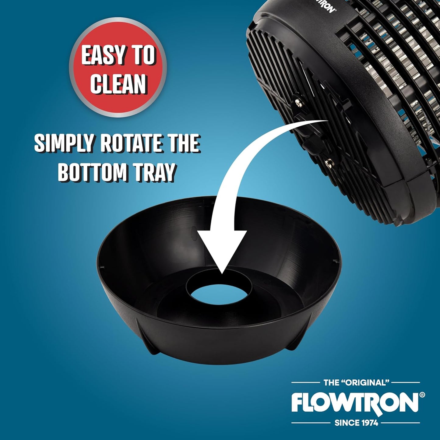 Outdoor Bug Zapper, 4000 Volt Electric Insect Killer with 3/4 Acre Coverage, Non-Clogging Shock Grid, Mosquitoes, Flies