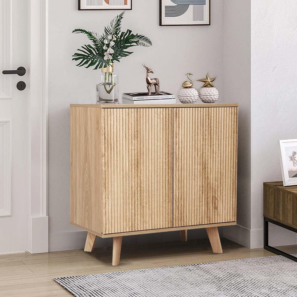 Accent Storage Cabinet, Modern Accent Buffet Cabinet with Adjustable Shelves, Freestanding Sideboard