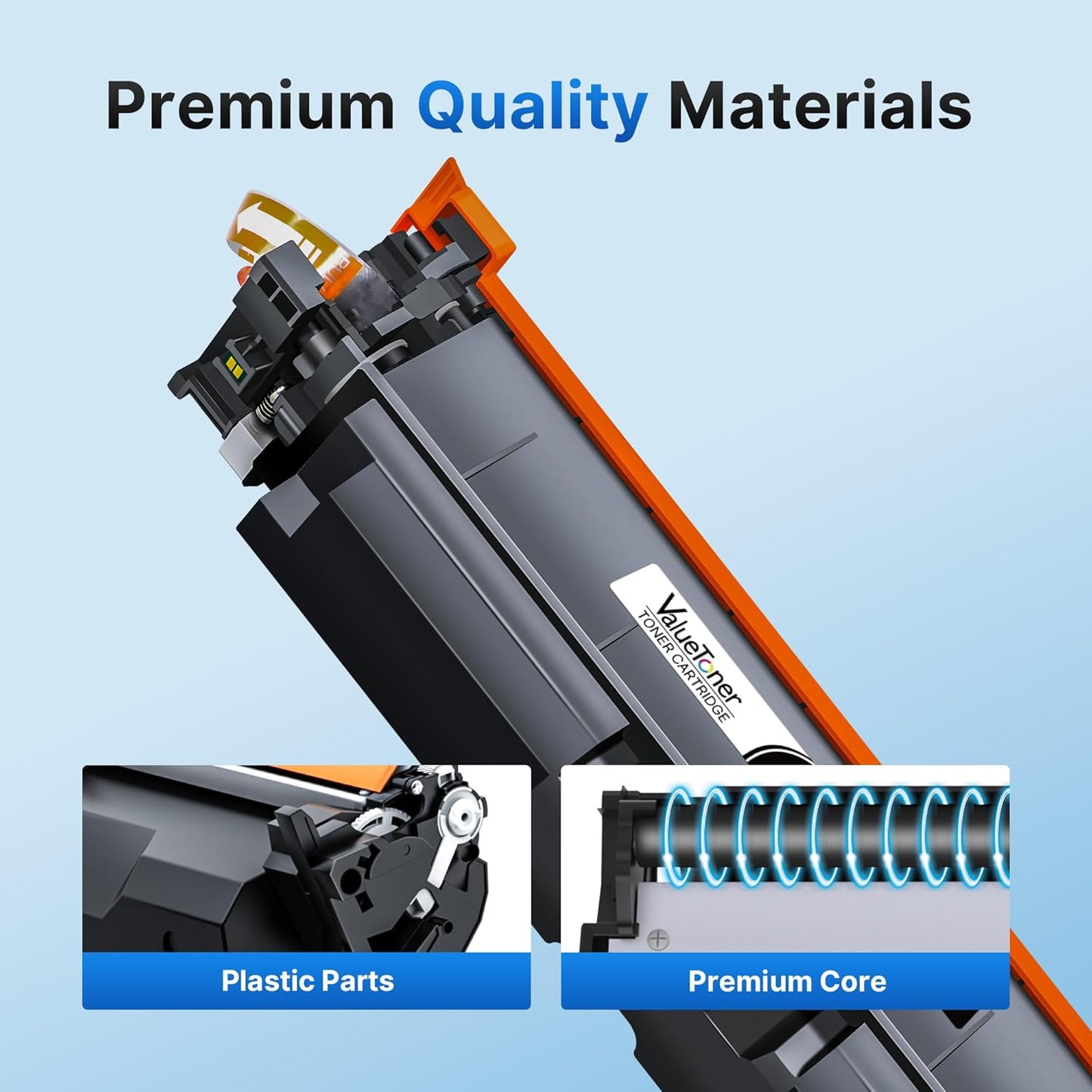 =210X Toner Cartridges 4 Pack (with Chip) - Replacement for HP 210X 210A Toner Cartridges for HP Color LaserJet Pro