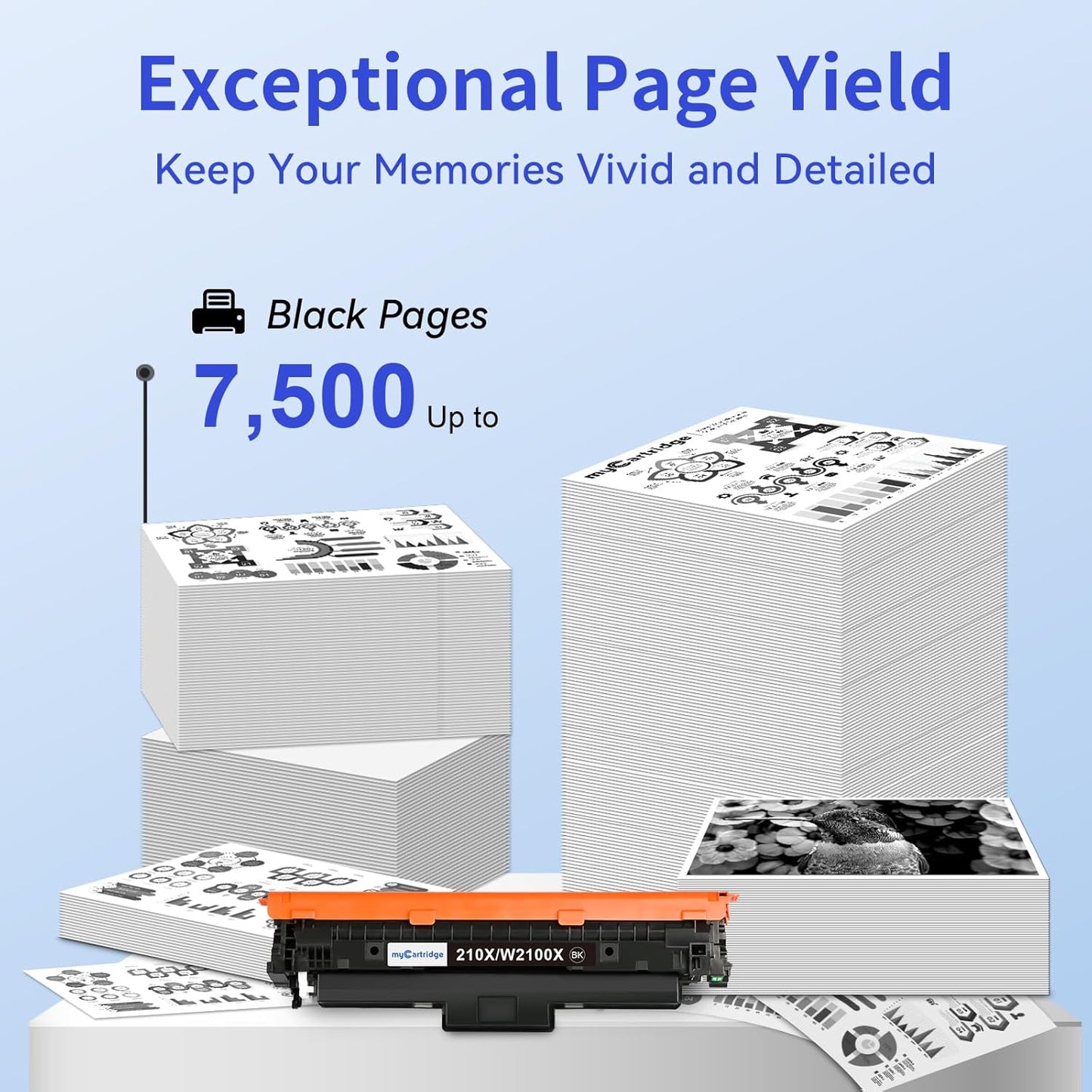 210X Black Toner Cartridge 2 Pack High Yield (with Chip) for Color LaserJet Pro MFP 4301fdw 4301fdn