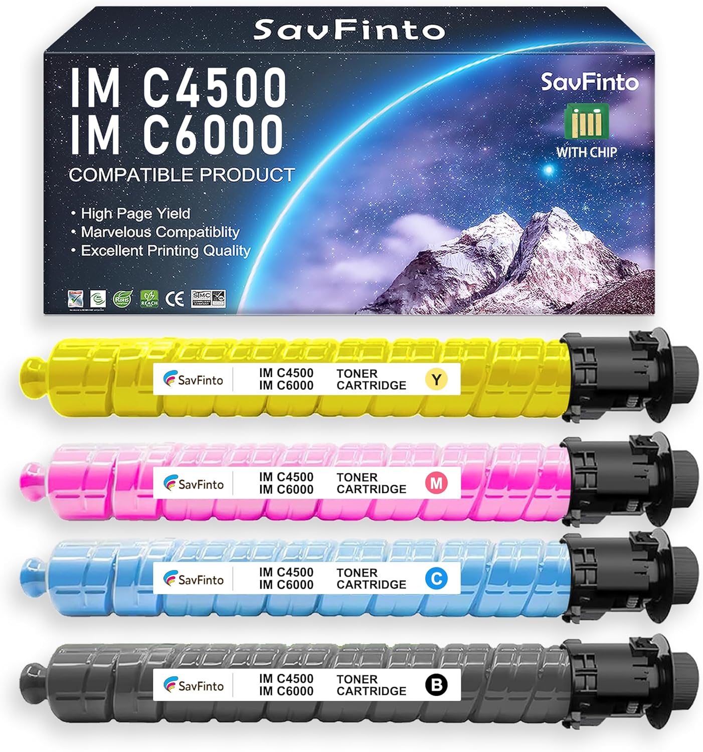 IM C4500 IM C6000 Toner Cartridge Replacement for 842279 842280 842281 842282 IMC4500, IMC6000 IMC5500