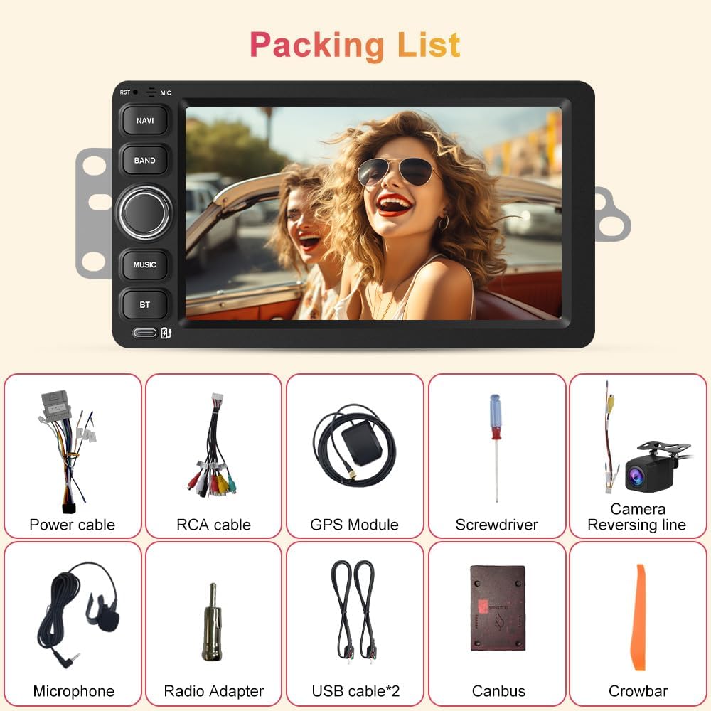 Android Car Radio 2GB+64GB for Chevrolet, GMC, Hummer, Savanna 2003-2006 with 7 inch Touch Screen