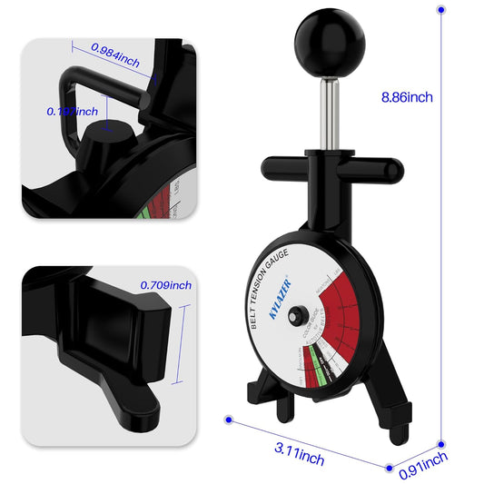 Universal Belt tensioner Tool, Compression Tester auto, Suitable for Bosch Automotive Products and Serpentine Belt