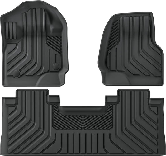 TPE All Weather Floor Mats for 2017-2025 Ford F-250/F-350/F-450 SUPERCREW CAB ONLY w/ Fold Flat Storage