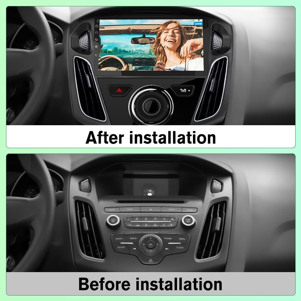 Radio for Ford Escape 2012-2017. with 9 inch Touchscreen, support Carplay/Android Auto, with Rear Camera