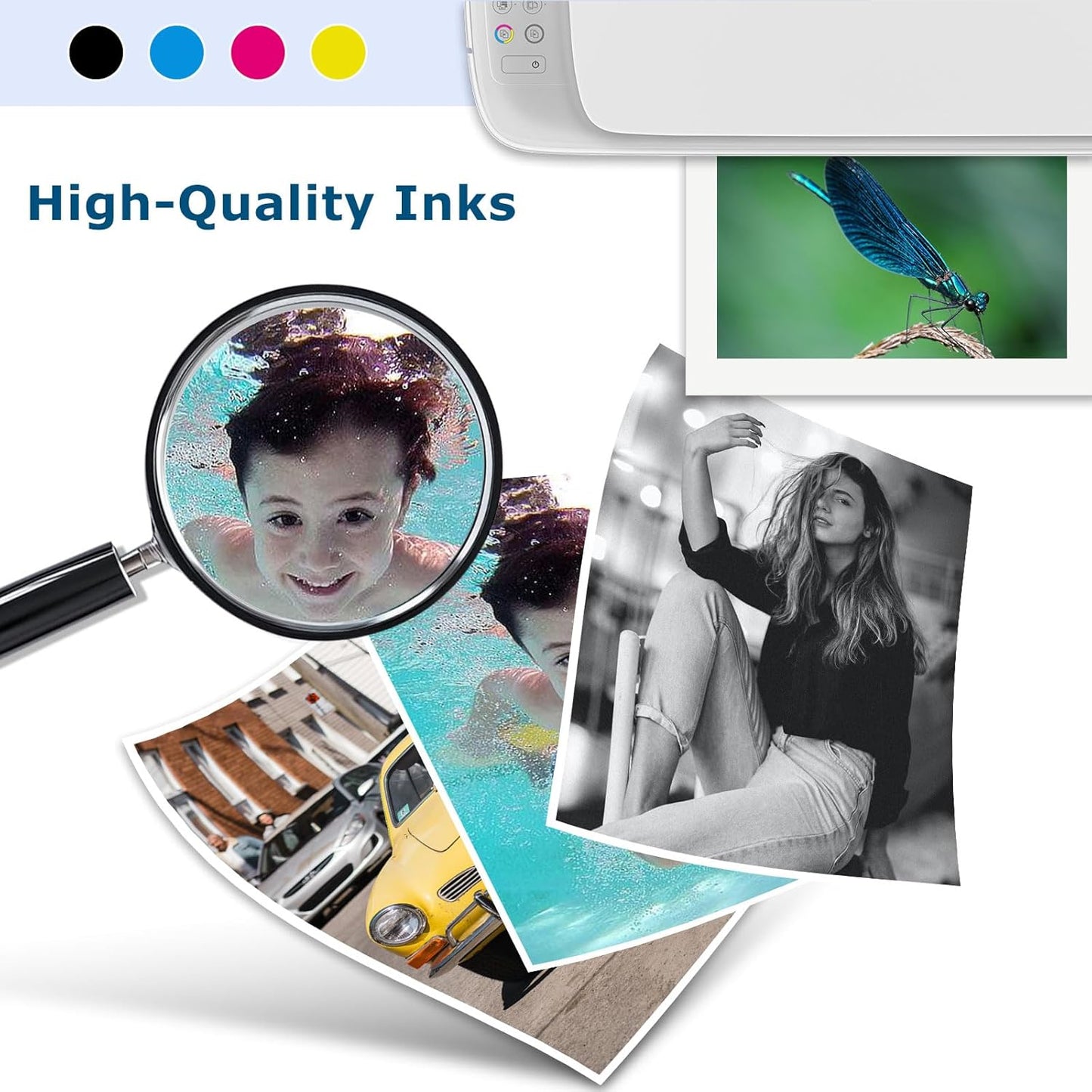 923XL (923e) Ink Cartridges Fit for HP OfficeJet Pro 8130e 8135e 8125e Printers Replacement for 923 e XL