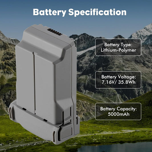 Intelligent Flight Battery Plus for DJI Mini 5 Pro 5000mAh 47 Mins Flight Time Upgrade 2025