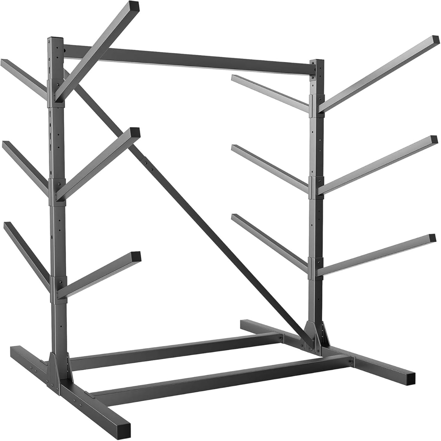 Garage Kayak Rack, Heavy-Duty 6-Tier Adjustable Freestanding Rack