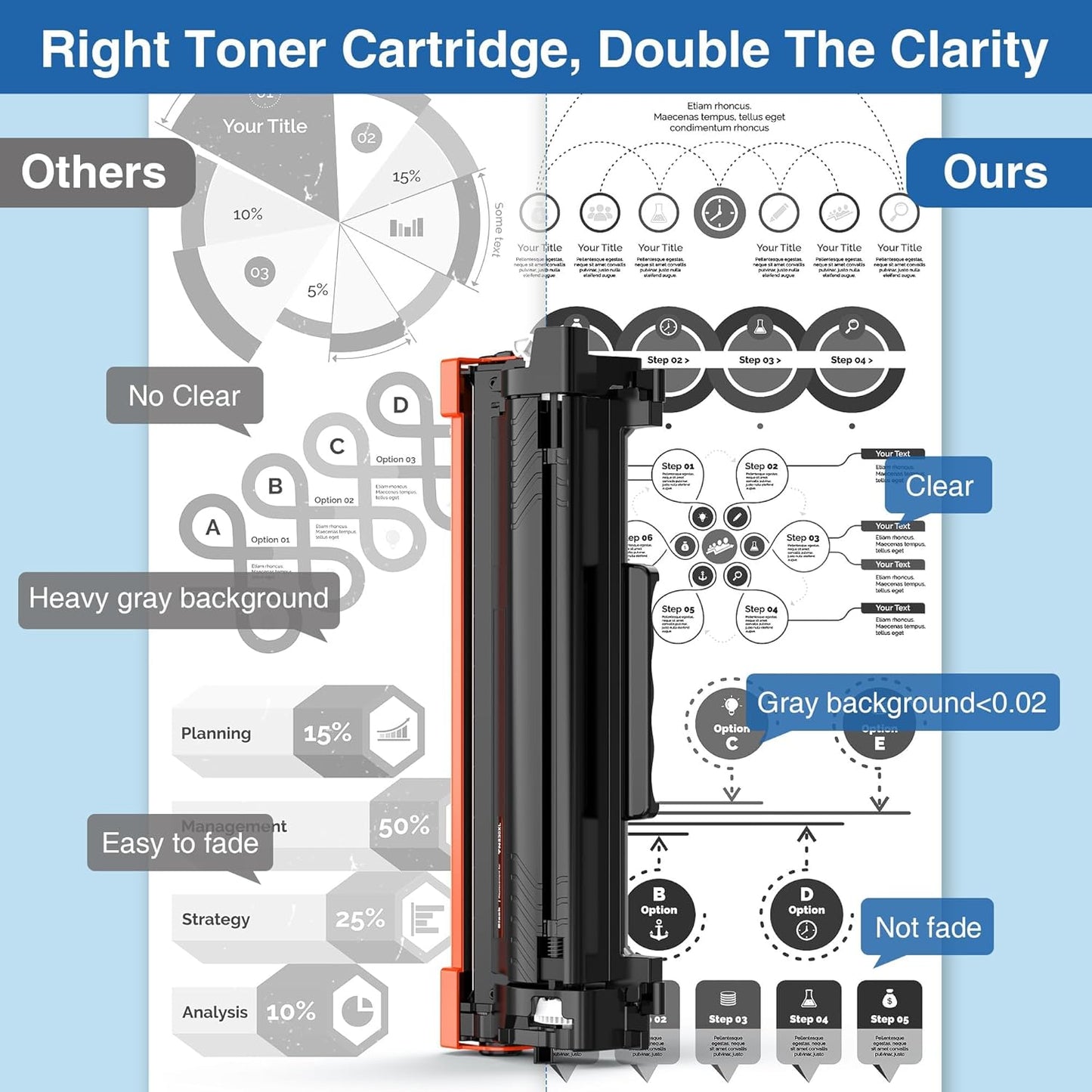 TOKYOINK TN830XL Toner TN830 Cartridges Replacement for Brother TN830 830XL