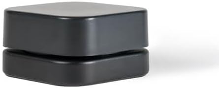 280 Pack Packlahoma 5ml Square Black Glass Jars with Black Lids, Refillable Cosmetic Containers