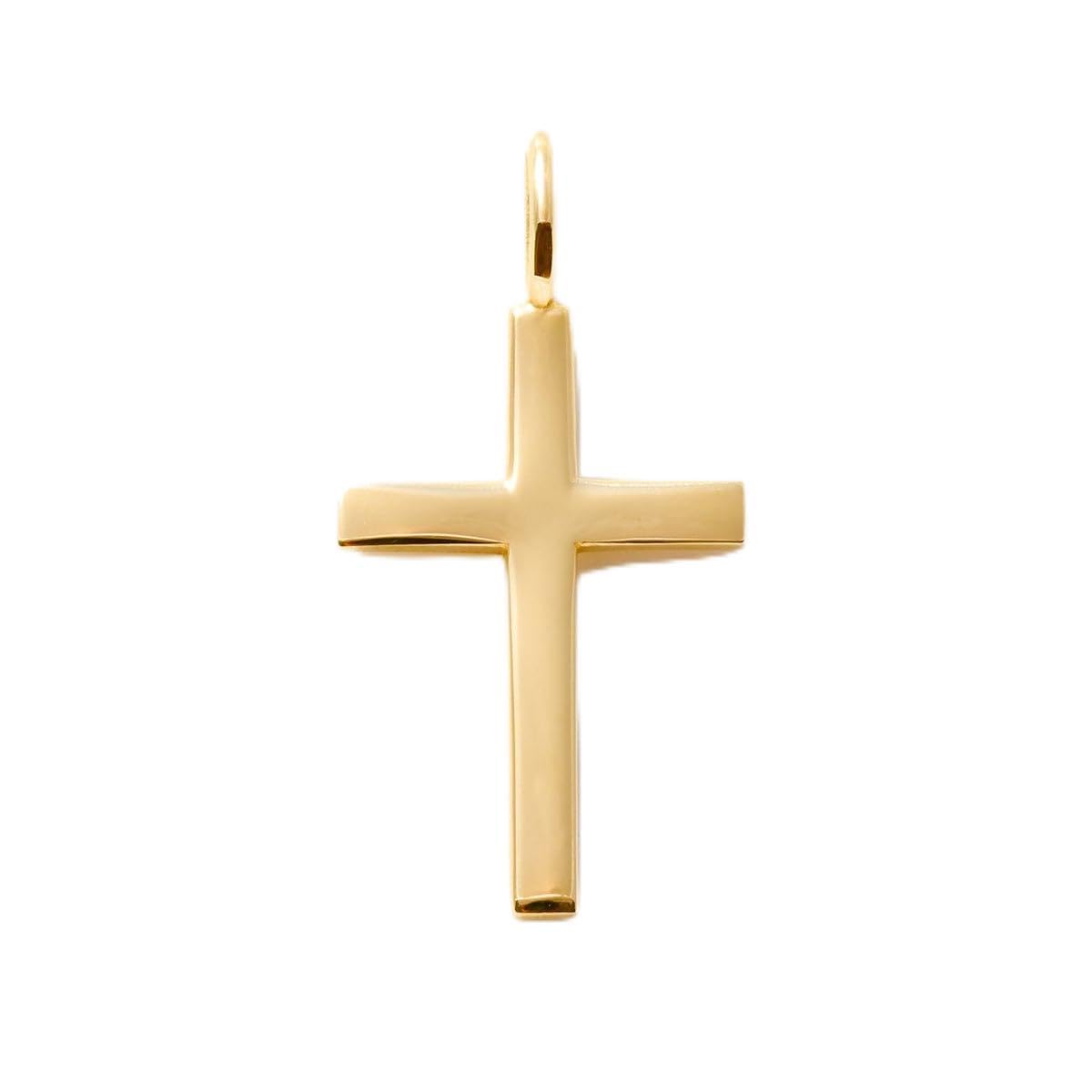 Gelin Dainty Cross Charm 10K Solid Gold