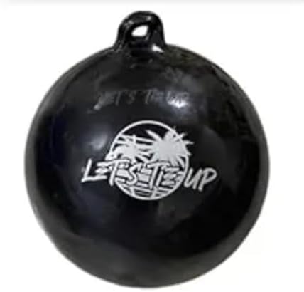 LTUBigBertha | 2.0 Basic Package | Inflatable Tie-Up Boat Fender Buoy | (4) Bumper Ball | Black | 16 PSI Pump |Premium Storage Bag