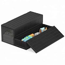 Hot Tub Steps - Double-Decker Large Storage & Snap-Together Assembly, Fully Sealed Spa Steps with Non-Slip Wider Step, Hot Tub Stairs, Outdoor/Indoor, Black