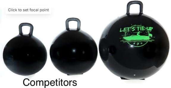 LTUBigBertha | 2.0 Basic Package | Inflatable Tie-Up Boat Fender Buoy | (4) Bumper Ball | Black | 16 PSI Pump |Premium Storage Bag