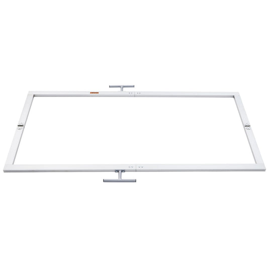 Batter's Box Template, Aluminum, Foldable, Heavy-Duty, for Baseball and Softball Field, Coaching Accessory 4 x 6 Feet