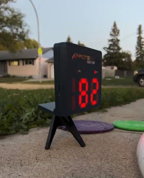 Hockey Speed Radar Gun 2.0 - Precision Hockey Puck and Shot Speed Radar | Advanced Hockey Training Equipment with App Support - Suitable for a