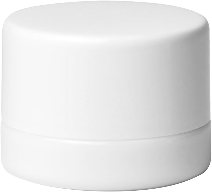 200 Pack White 5ml Glass Jars with Lids - Thick Clear Child-Proof Containers for Lip Balm, Oils, Wax, and Cosmetics - Black Lids - Ideal Bulk 5ml Glass Jar and 1 Gram Glass Jar