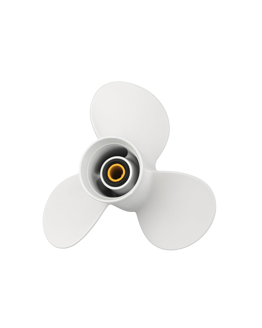 Force 13 1/4 x 17 Aluminum Outboard Propeller for Yamaha 60 70 75 80 85 90 115 130 140 HP, 3 Blade RH 15 Spline Boat Motor Prop, Saltwater Corrosion Resistant