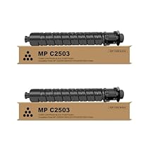 Printer Cartridge Replacement for Ricoh MP C2503 MP C2504 MP C2003 MP C2004, Black