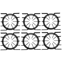 PA060037 Heavy-Duty Cast Iron Spider Grates, 6 Burner Grate Replacement for Viking Gas Range Oven Stove Top Parts Gas Cooktop