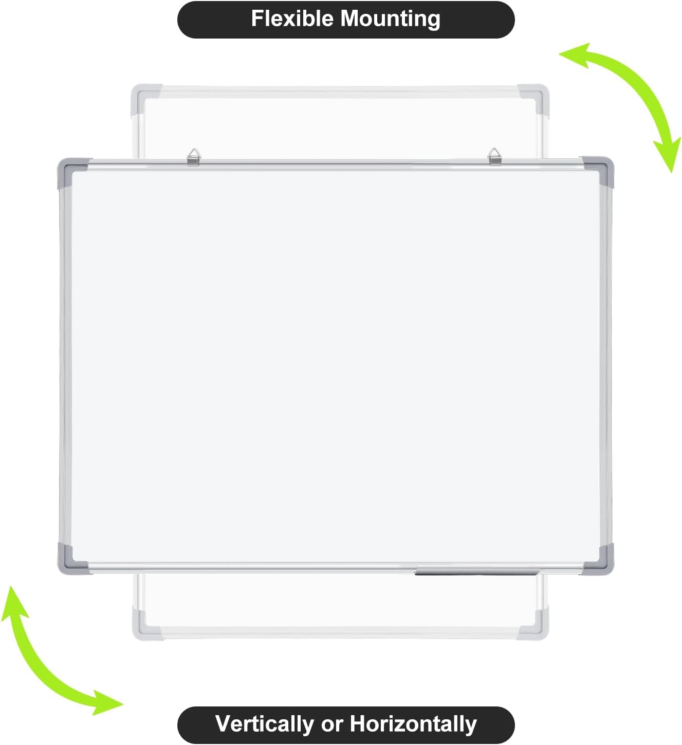 6 Pack Magnetic Dry Erase Whiteboard Message Presentation White Board Aluminum Frame