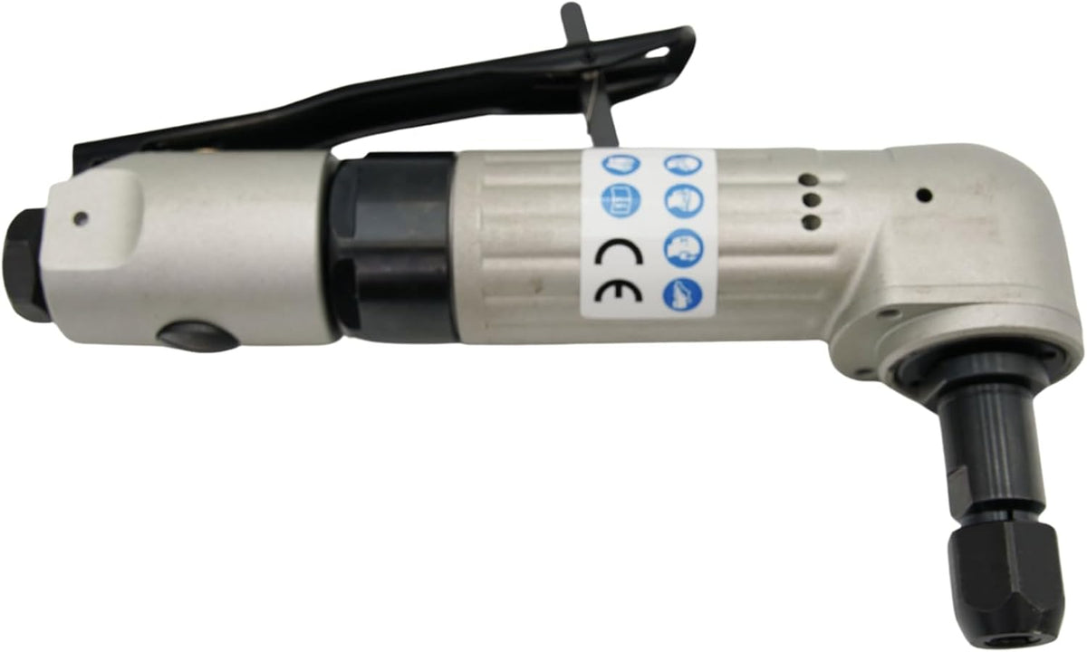 Airboss AG-50C-3BF Air Angle Grinder Collet size: 1/4", 0.4 hp motor. Free speed 15000 R.P.M for automotive, fabrication, and industrial.