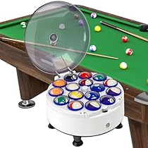 Upgraded Pool Ball Cleaner, Automatic Billiard Ball Cleaner and Polisher,Pool Ball Polishing for 16 Billiard and Snooker,Pool Balls Cleaner Machine,110v