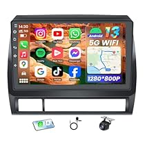 Car Stereo for Toyota Tacoma 2005-2015, Android 9-Inch Touchscreen Head Unit with Wireless CarPlay, 2GB RAM 64GB ROM, Built-in GPS Nav