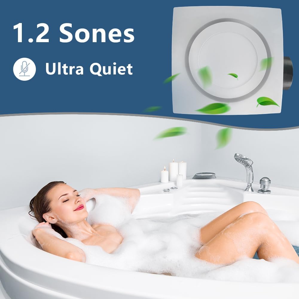 Bathroom Ventilation and Exhaust Fan Ceiling Mount Exhaust Ventilation