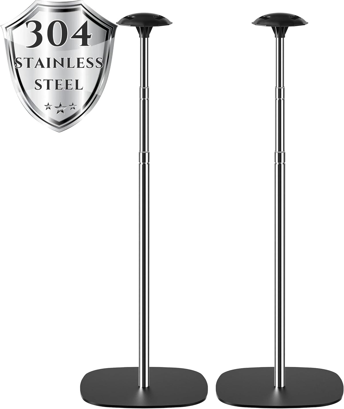 APXL Boat Cover Support Poles, 304 Stainless Steel Boat Cover Poles 2 PK