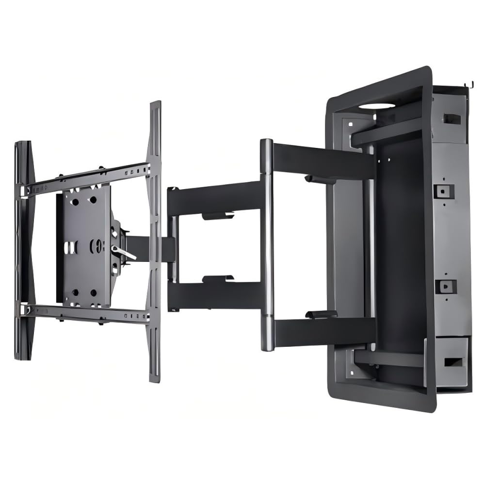 Recessed in Wall TV Mount, 28-Inch Extension and Cable Management