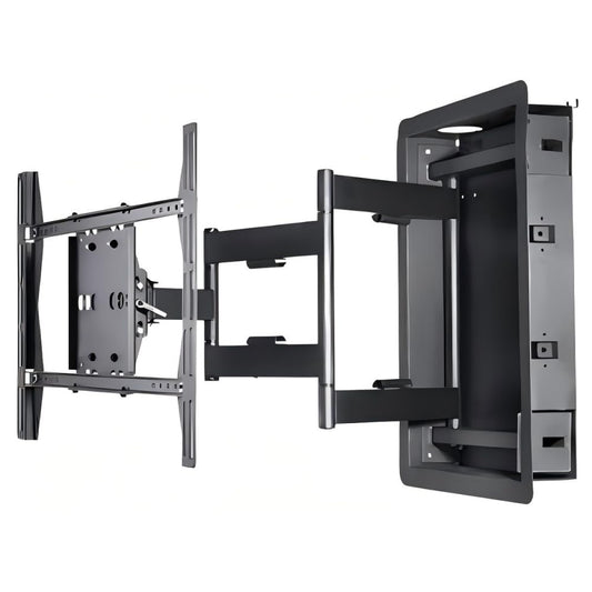 Recessed in Wall TV Mount, 28-Inch Extension and Cable Management