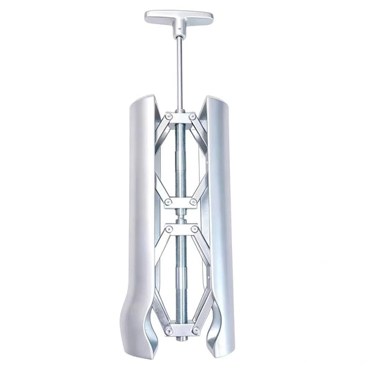 Professional Cast Aluminum Combination Boot Instep & Shaft Stretcher, Adjustable.Expander, Unisex Tool Relieves Tightness on Ankle, Calf & Lower Leg, Fits Most Tall Leather Boots
