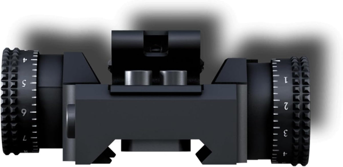 Extended Picatinny Rail Riser Adjustable Elevation and Windage