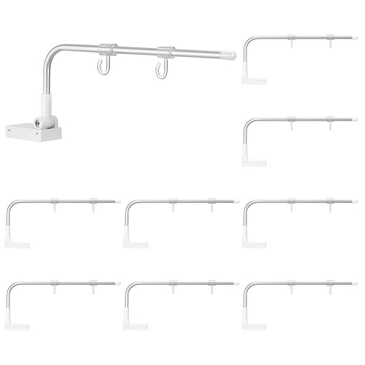 Moxweyeni 25 Pcs Hanging Sign Holder for Retail, Magnetic Base Adjustable Aisle Sign Holder for Retail Gondola Shelving Event Signage