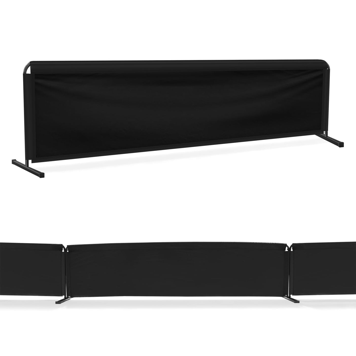 Pickleball Barrier 3 Pack, 10ft x 2.5ft Extra Large, Pickleball Court Dividers and Ball Blockers for Outdoor & Indoor