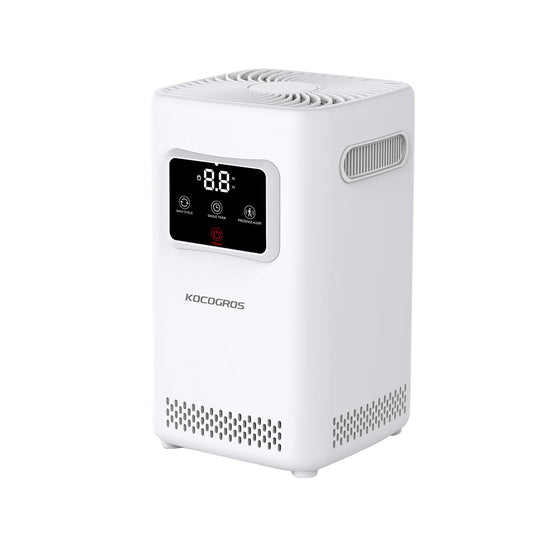 Odor Treatment Device with Daily Cycle, Single Timer and Presence Alert, for Enclosed Unoccupied Spaces