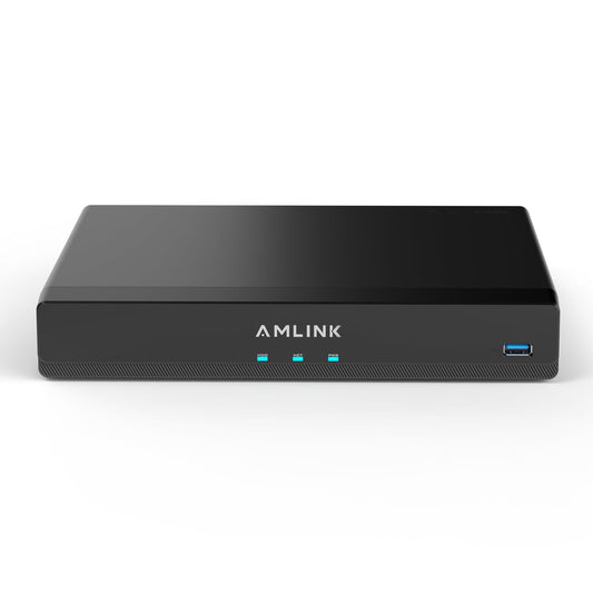 12MP 8CH AI NVR (8-Port PoE), Smart NVR, Human Detection & Vehicle Detection - Supports 8 x 12MP IP Cameras, Supports 1 x 20TB HDD (Not Included) ALN-4108E