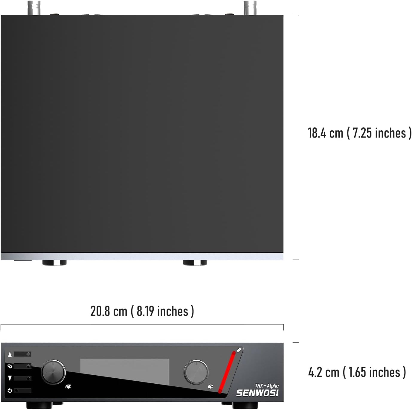 Dual Channel UHF Metal Wireless Mic System with Two Wireless Handheld Dynamic Microphones, 2100 Adjustable Freq